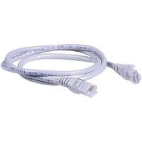 Quest Technology International, Inc. Patch Cord, RJ45 Plug x 2, Cat6, 3Ft., Gray, UL Stds, Non Booted