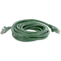 Quest Technology International, Inc. Patch Cord, RJ45 Plug x 2, Cat6, 10Ft., Green, UL Stds, Non Booted