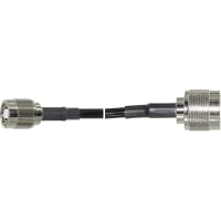 Quest Technology International, Inc. Cable Assembly, RP TNC Plug/Jack, N Plug, RG-58 Cbl, 18"