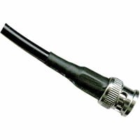 Quest Technology International, Inc. Cable Assembly, BNC Plug x2, RG-58A/U Cbl, 24", Black, UL Stds, Non Booted