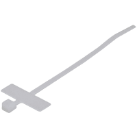 Quest Technology International, Inc. 4IN 18 LB WHITE NYLON MARKER CABLE TIE 100 PACK