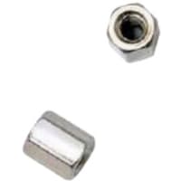 Quest Technology International, Inc. Standoff, Hex Female, OD 0.2" (5mm), Bronze Nickel, 4-40 Thread, DHA Series