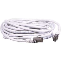 Quest Technology International, Inc. Patch Cord, RJ45 Plug x 2, Cat6, 25Ft., White, UL Stds