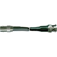 Quest Technology International, Inc. Cable Assembly, BNC Plug, BNC Jack, RG-58A/U Cbl, 12", Black, UL Stds, Non Booted