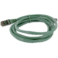 Quest Technology International, Inc. Patch Cord, RJ45 Plug x 2, Cat6, 5Ft., Green, UL Stds, Non Booted