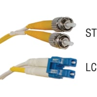 Quest Technology International, Inc. Cord, Patch, LC, ST, Fiber Optic, Simplex Cbl, 1m, For LAN connectivity