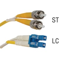 Quest Technology International, Inc. Cord, Patch, LC, ST, Fiber Optic, Simplex Cbl, 3m, For LAN connectivity