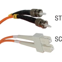 Quest Technology International, Inc. Cord, Patch, ST, SC, Fiber Optic, Duplex Cbl, 3m, For LAN connectivity