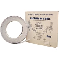 Quest Technology International, Inc. RACEWAY, ON-A-ROLL, 1/4 IN, BEIGE, 50 FT ROLL