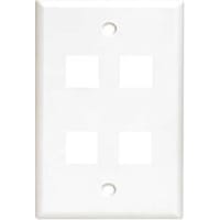 Quest Technology International, Inc. Faceplate; 4; White