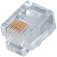 Quest Technology International, Inc. 50 MIC 6P 4C STRANDED SOLID MODULAR PLUG