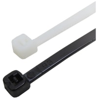 Quest Technology International, Inc. 11IN 40 LB WHITE NYLON CABLE TIE 100 PACK