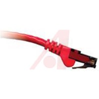 Quest Technology International, Inc. 1 FT CAT-6 RED SNAGLESS/MOLDED PATCH CORD