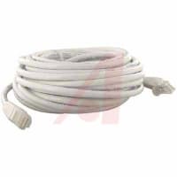 Quest Technology International, Inc. 50 FT CAT-5E WHITE SNAGLESS/MOLDED PATCH CORD