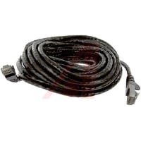 Quest Technology International, Inc. 50 FT CAT-6 BLACK SNAGLESS/MOLDED PATCH CORD