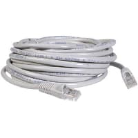 Quest Technology International, Inc. Patch Cord, RJ45 Plug x 2, Cat5E, 25Ft., Gray, UL Stds, Non Booted