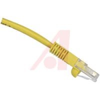 Quest Technology International, Inc. 1 FT CAT-5E SNAGLESS/MOLDED PATCH CORD, YELLOW