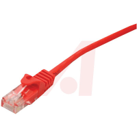 Quest Technology International, Inc. 2 FT CAT-5E SNAGLESS/ MOLDED PATCH CORD, RED