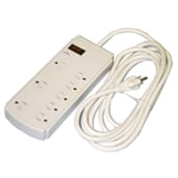 Quest Technology International, Inc. 8-OUTLET SURGE STRIP, 12FT CORD, 15A/125VAC, 2800J, WHITE, ETL