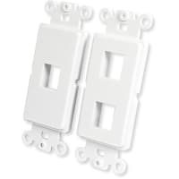 Quest Technology International, Inc. WHITE SINGLE GANG DECOR WALL PLATE