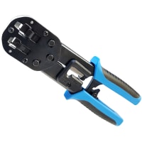 Quest Technology International, Inc. Ratchet Crimper, Wire Cutter/Stripper, FastPlug RJ45 Series