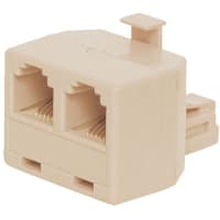 Quest Technology International, Inc. IVORY 4C RJ-11 DUPLEX ADAPTER