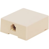 Quest Technology International, Inc. IVORY 4C RJ-11 SINGLE SURFACE BOX