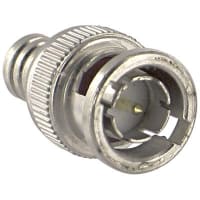 Quest Technology International, Inc. Connector, 75 Ohms, Straight, RG6U, BNC, Male, Nickel