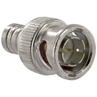 Quest Technology International, Inc. Connector, 75 Ohms, Straight, Belden 8218, BNC, Male, Nickel