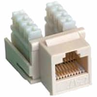 Quest Technology International, Inc. Jack, Keystone, Ivory, For CAT 6 cable