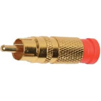 Quest Technology International, Inc. connector, RCA Compression Connector for RG-59 PVC