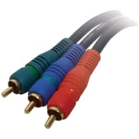 Quest Technology International, Inc. 6 FT COMPONENT VIDEO CABLE 3 RCA MALE TO MALE