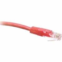 Quest Technology International, Inc. Patch Cord, RJ45 Plug x 2, Cat5E, 15Ft., Red, UL Stds, Universal Wiring