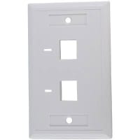 Quest Technology International, Inc. Faceplate, 2, White