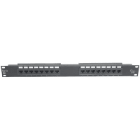 Quest Technology International, Inc. Patch Panel, 16, Rack Mount