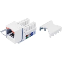 Quest Technology International, Inc. CAT6 LOCJACK KEYSTONE JACKS, 8P8C, WHITE, UL