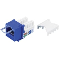 Quest Technology International, Inc. CAT6 LOCJACK KEYSTONE JACKS, 8P8C, BLUE, UL