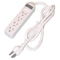 Quest Technology International, Inc. 4-OUTLET SURGE STRIP, 4FT CORD, 15A/125VAC, 300J, WHITE, ETL