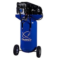 Quincy Compressor Air Compressor, portable, SS 2-HP, 24 Gal Sgl-Stage (115V-1-Phase), vert, Quincy