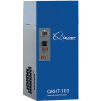 Quincy Compressor Air Dryer, QRHT 100 CFM High-Temp Non Cycling Refrigerated 115/1/60, Quincy