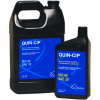 Quincy Compressor Quincy Parts, Piston Oil, Quin-Cip, 10W, 1 QT