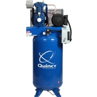 Quincy Compressor Air Compressor, QT 7.5-HP 80 Gallon 2 Stage, (230V-1-Phase) horizontal, Quincy PR