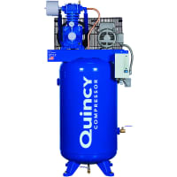 Quincy Compressor Air Compressor QP 7.5-HP 80 Gallon 2-stage (200V-3-Phase) Horizontal Quincy PRO