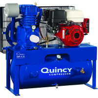 Quincy Compressor Air Compressor QP 13-HP 30-Gallon 2-stage (13 HP Honda) Horizontal