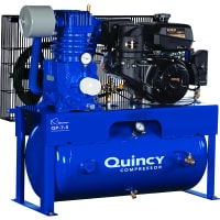 Quincy Compressor Air Compressor QP 14-HP 30-Gallon 2-stage (14 HP Kohler) Horizontal