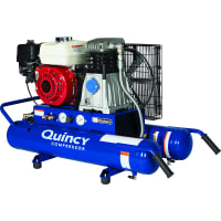 Quincy Compressor Wheelbarrow, PAT38-QUINCY Honda GX160 5 HP, Quincy