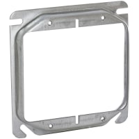 RACO 4SQ MUD RING TWO DEVICE - RAISED 1/2