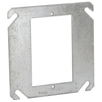 RACO 4 in. Square Single Device Cover, Flat