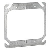 RACO 4" Square Mud Ring Two Device - Flat