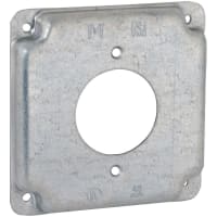 RACO 4" Square Exp Cover - 1 30A Locking Receptacle